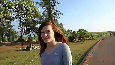 Alaina Gives You A Handjob In The Car - Alaina Dawson