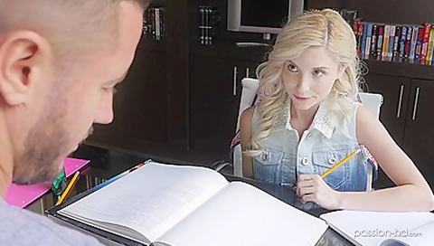 Little student 18+ Wants Her Tutors Big Cock