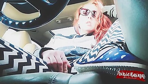 Trixïe Rainn - Wearing Vibrator In Gas Station & Squirting In Car