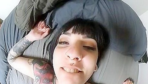Black Haired Girl Begging For Your Dick