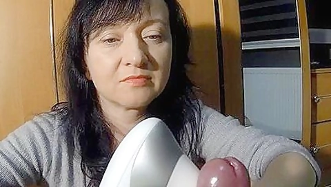 Maya Teases The Guys Dick With A Vibrator