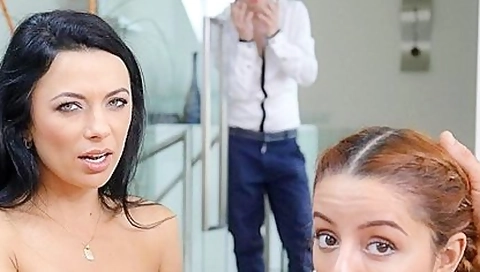 Step mom Teaching How To Suck Dick
