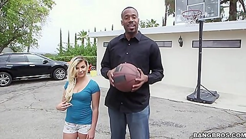 Blonde Babe Likes Huge, Black Dicks